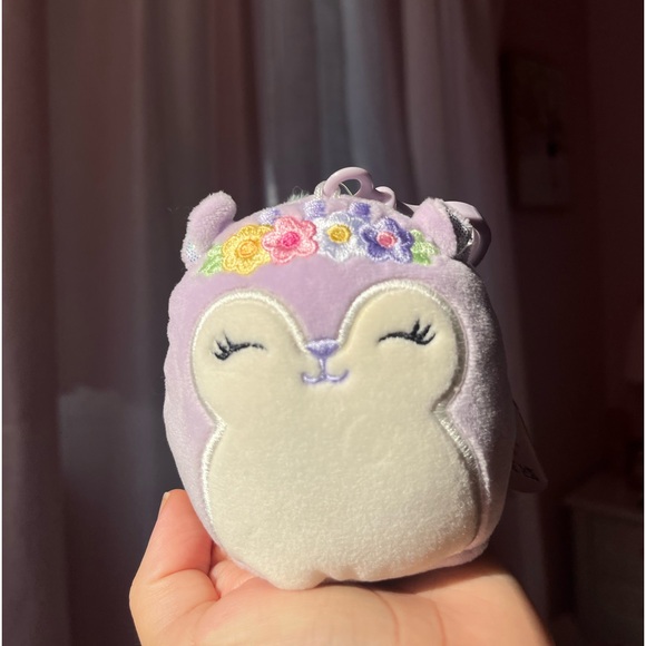 ( Number 5 ) 3.5” Sidney the Squirrel Squishmallow Clip NWT - Picture 2 of 5